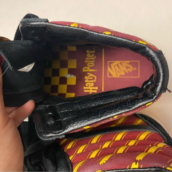 Vans x Harry Potter limited edition Gryffindor Hi Top Sk8t sneakers Shoes Men 10 - Picture 7 of 9